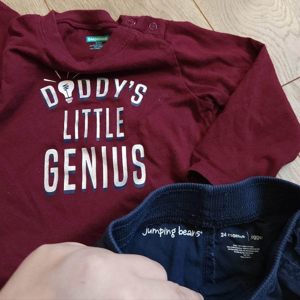 24m Boys Long Amends Top And Joggers Pants Outfit